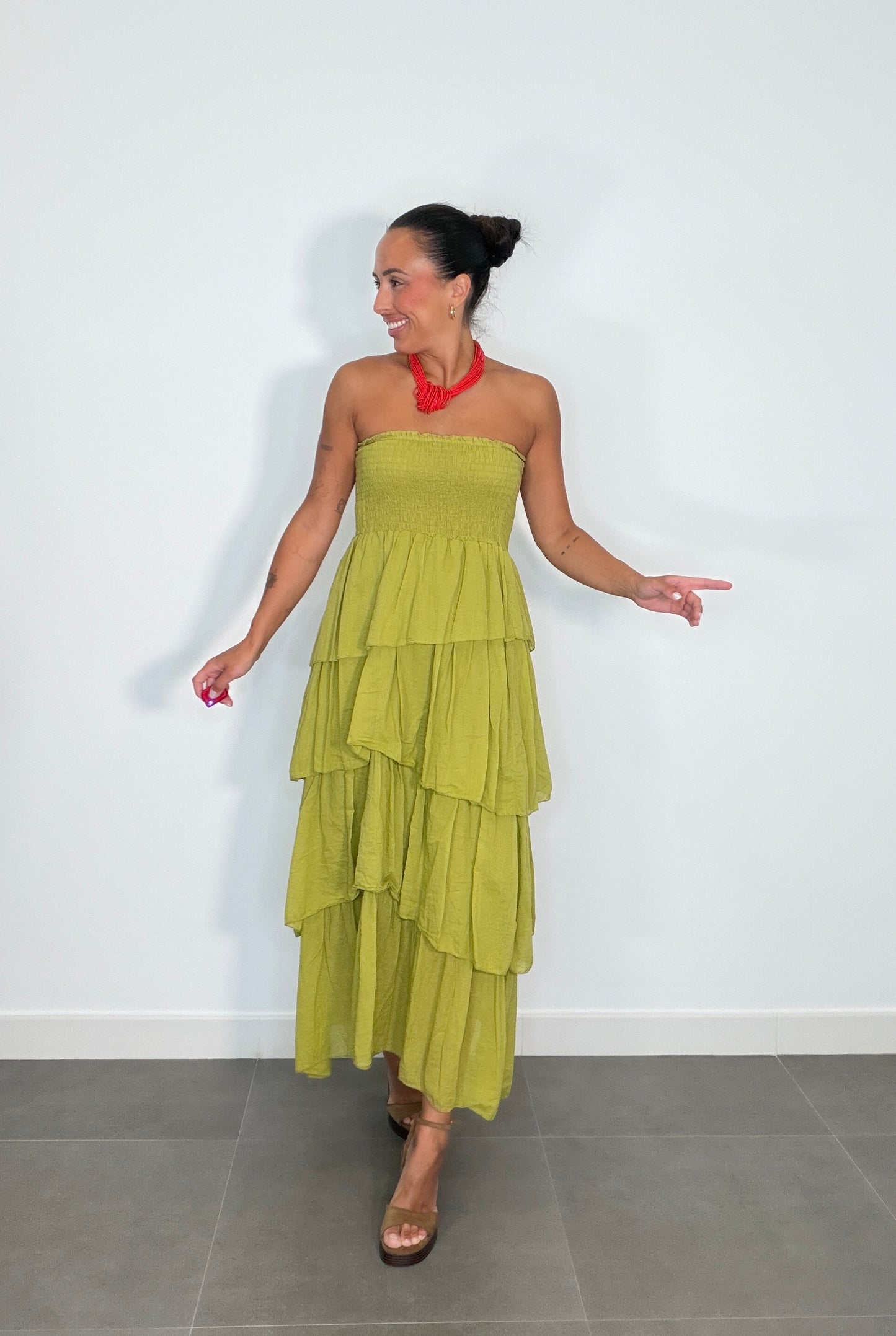 Vestido VOLANTES MAURA