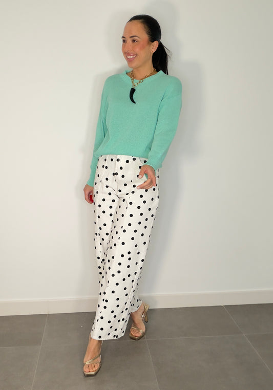 Pantalón DENIM LUNARES