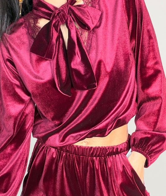 Cuerpo TERCIOPELO ENCAJE