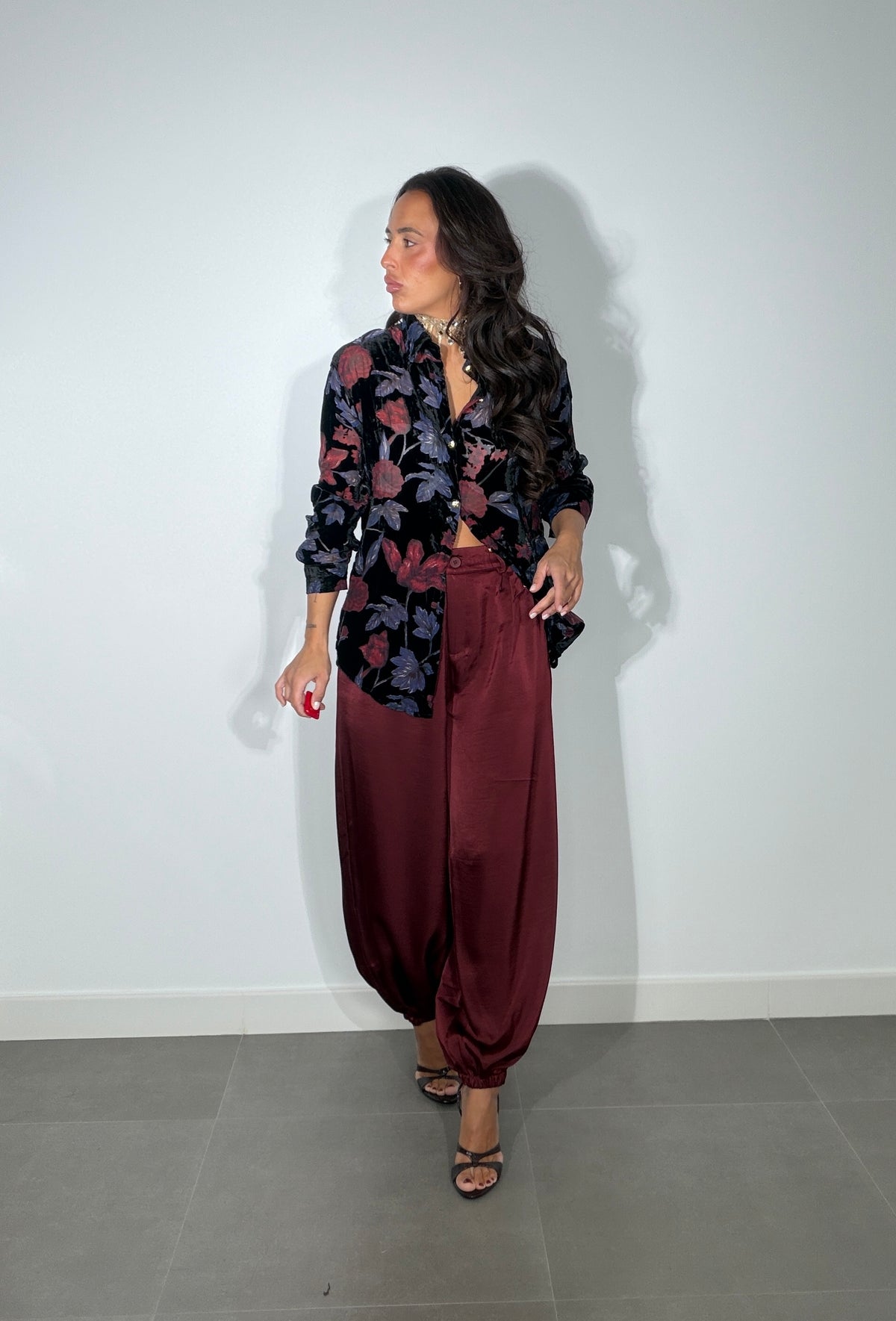Pantalón BOMBACHO SATINADO LOW COST