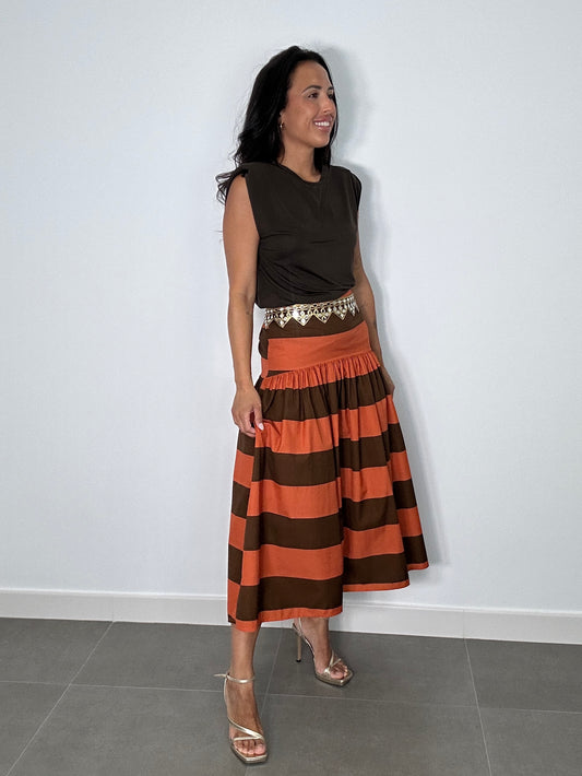 Falda RAYAS MICU