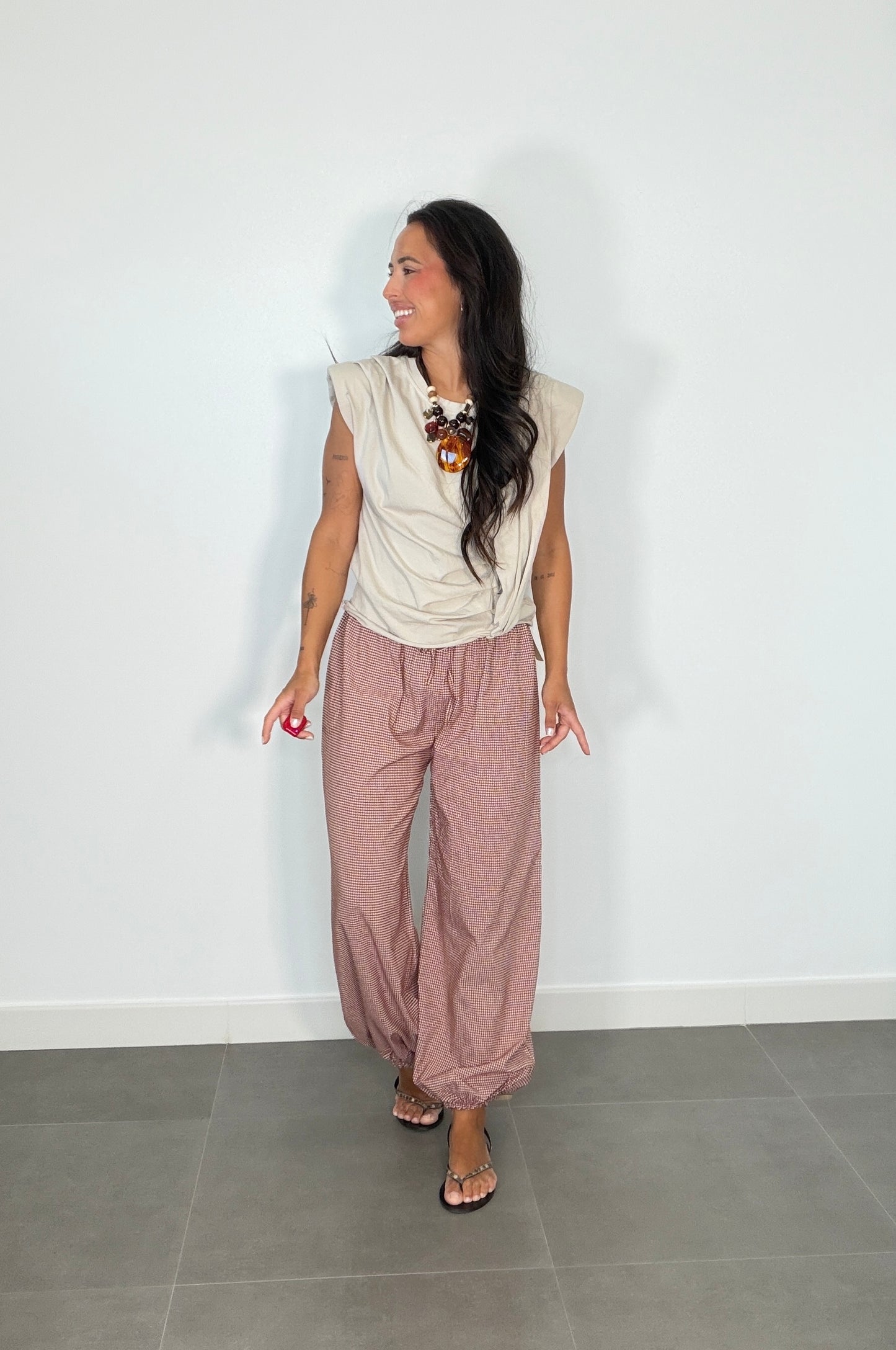 Pantalón BOMBACHO VICHY PEQUEÑO