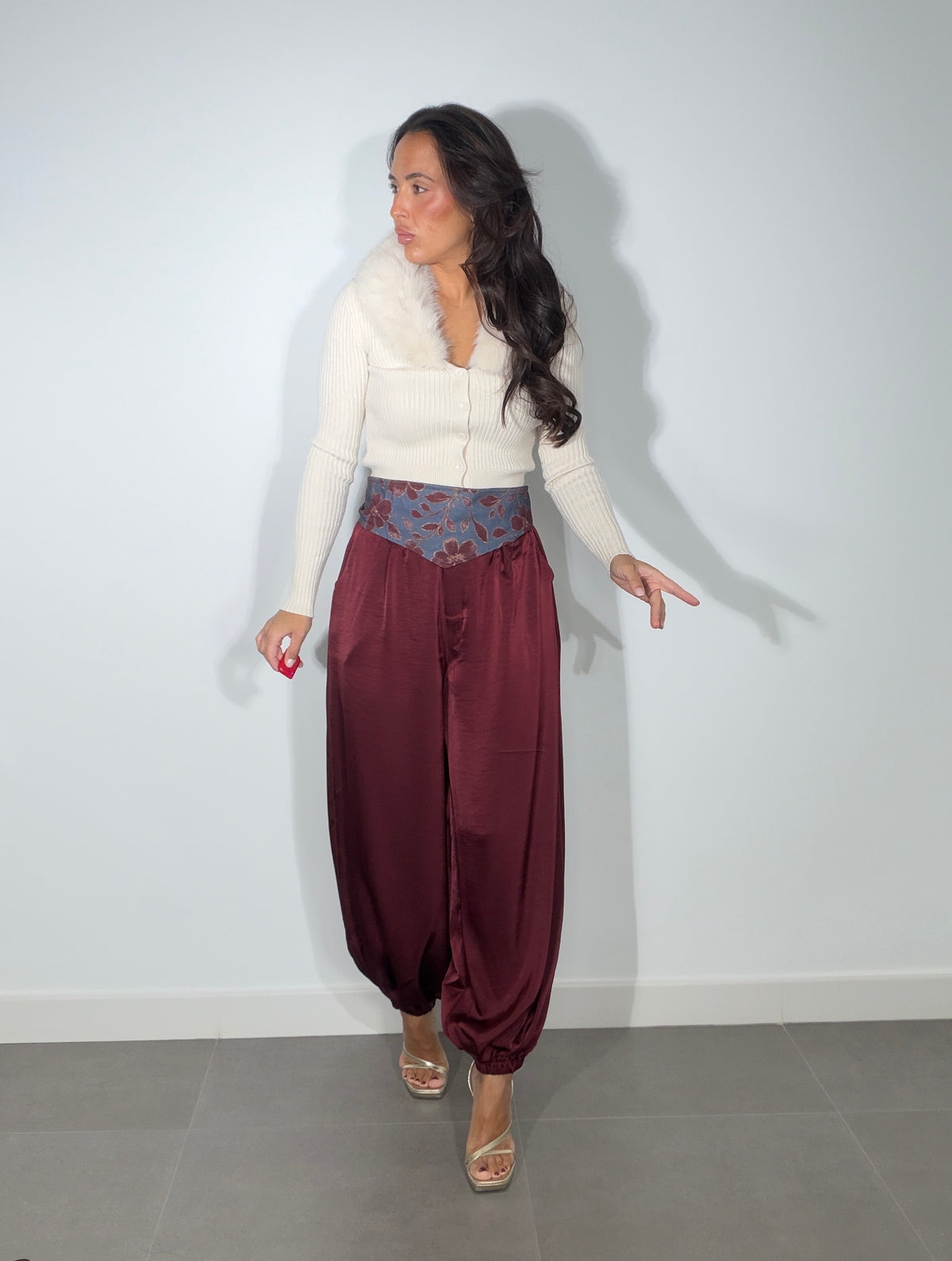 Pantalón BOMBACHO SATINADO LOW COST