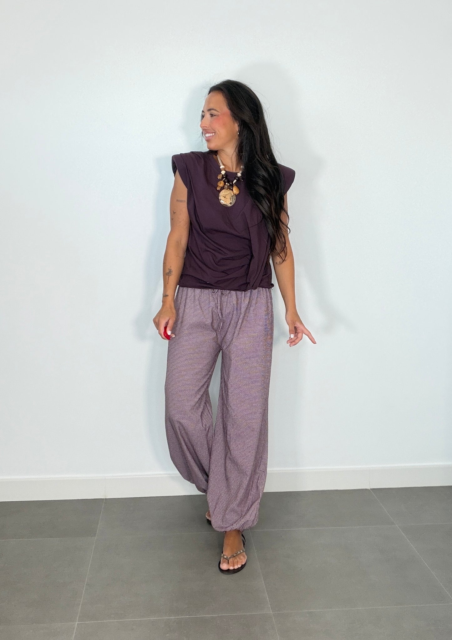 Pantalón BOMBACHO VICHY PEQUEÑO