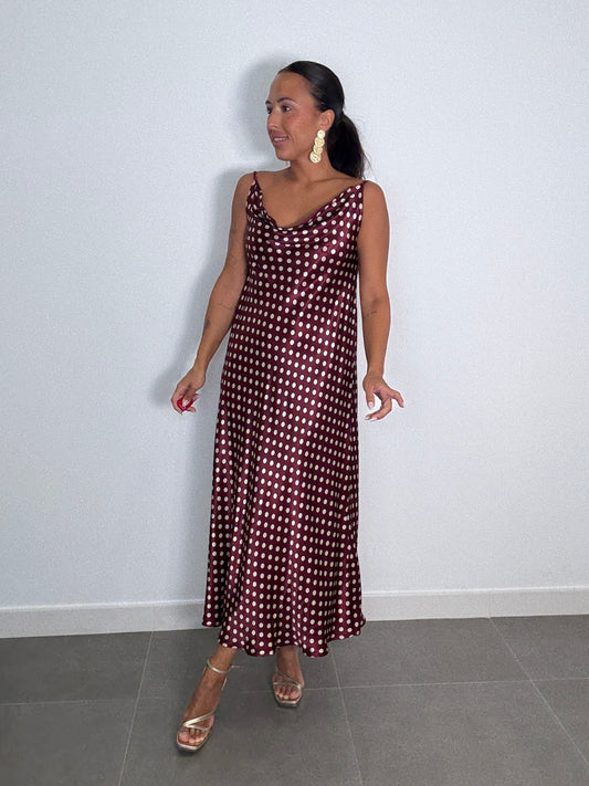 Vestido SATINADO LUNARES