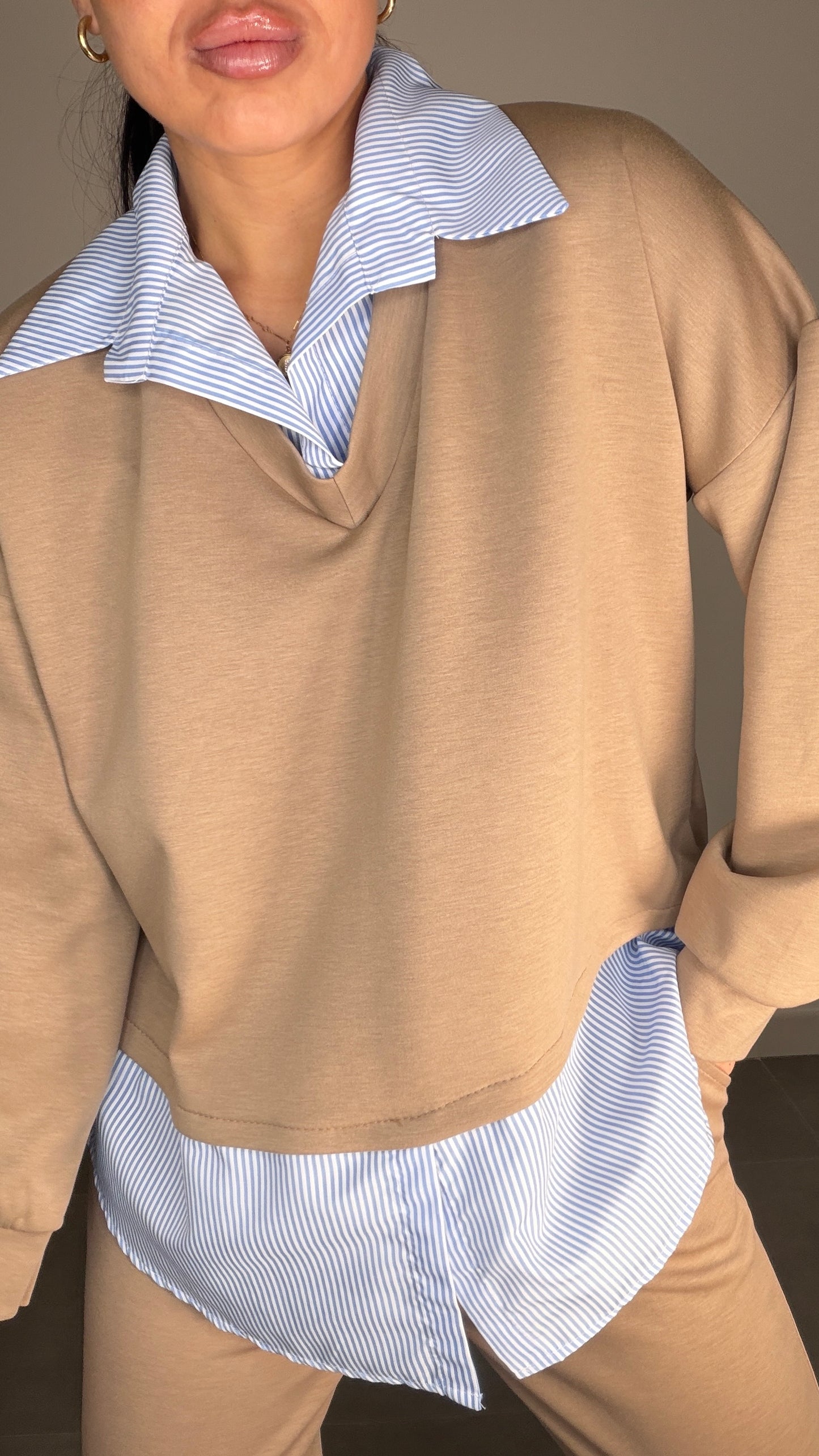 Conjunto CAPA DE AIRE BAJO CAMISA