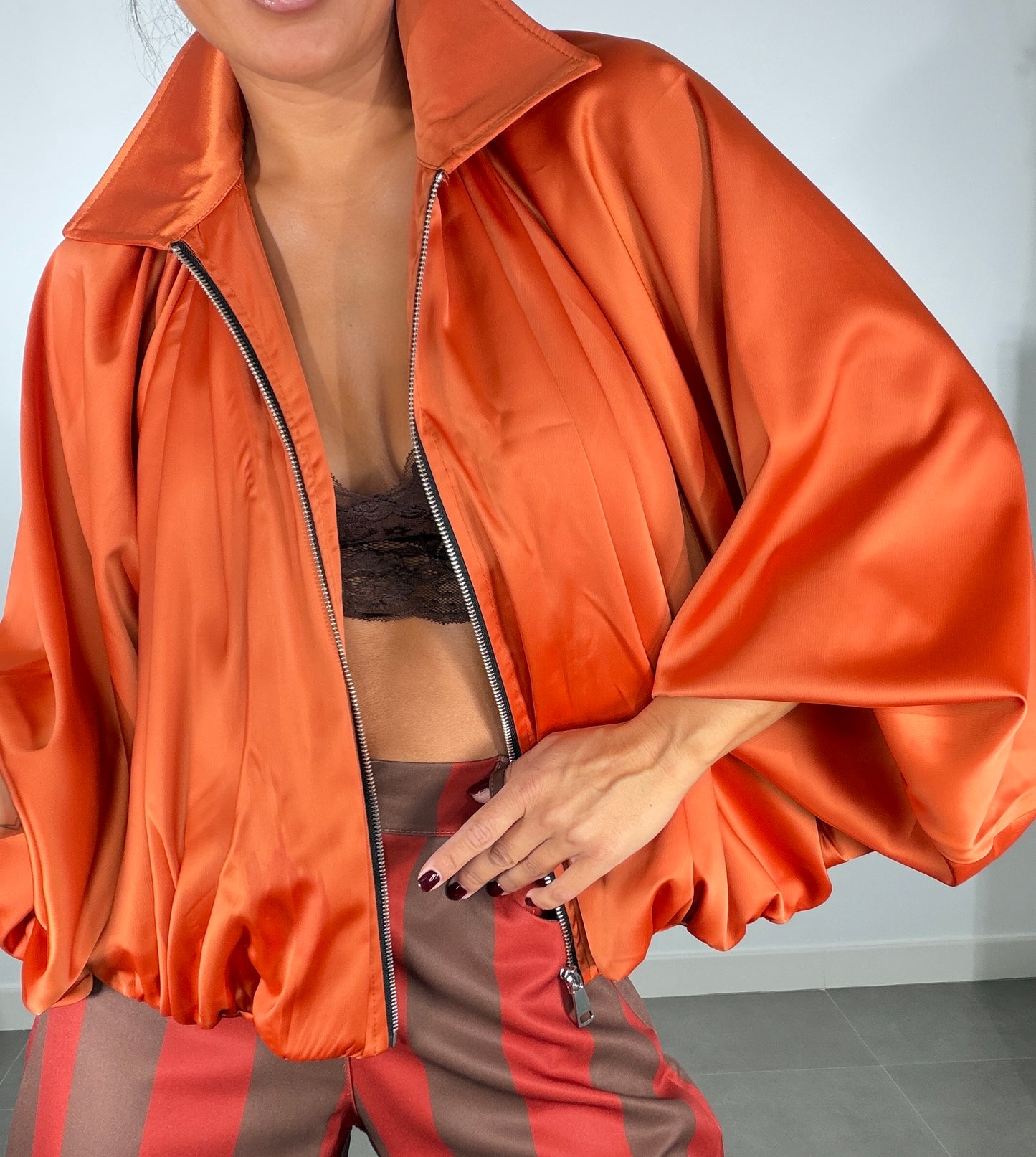 Bomber SATINADA MARIPOSA