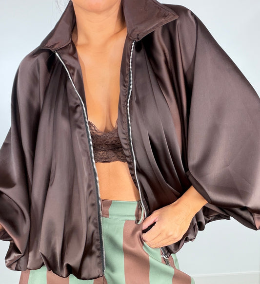 Bomber SATINADA MARIPOSA