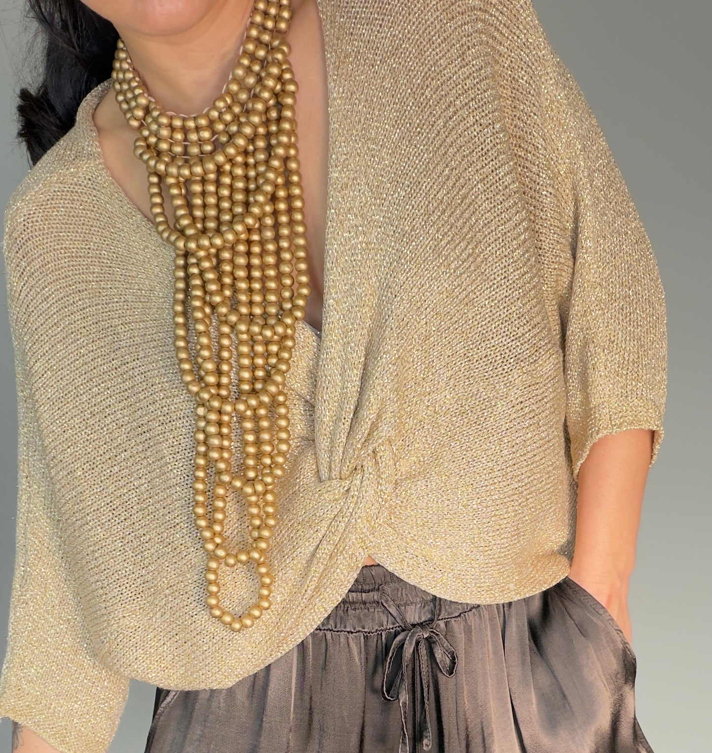 Jersey NUDO METALIZO NUDO