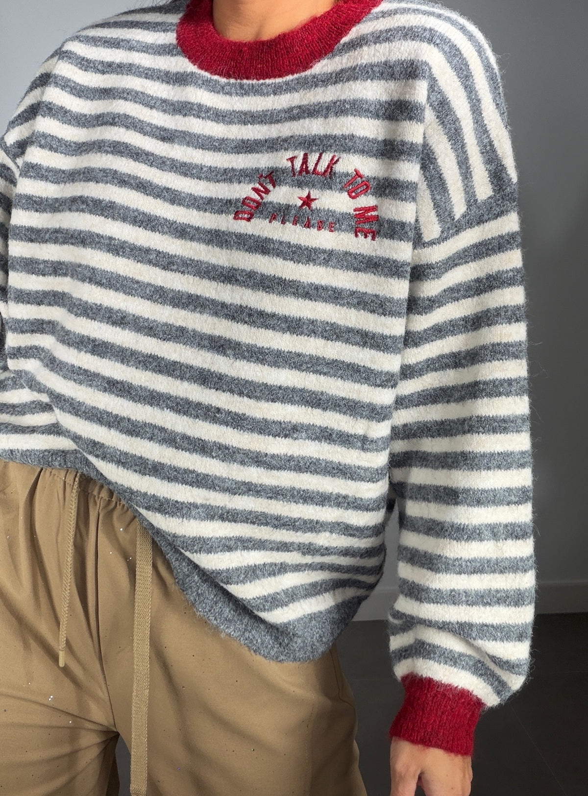 Jersey RAYAS LETRAS ESPALDA