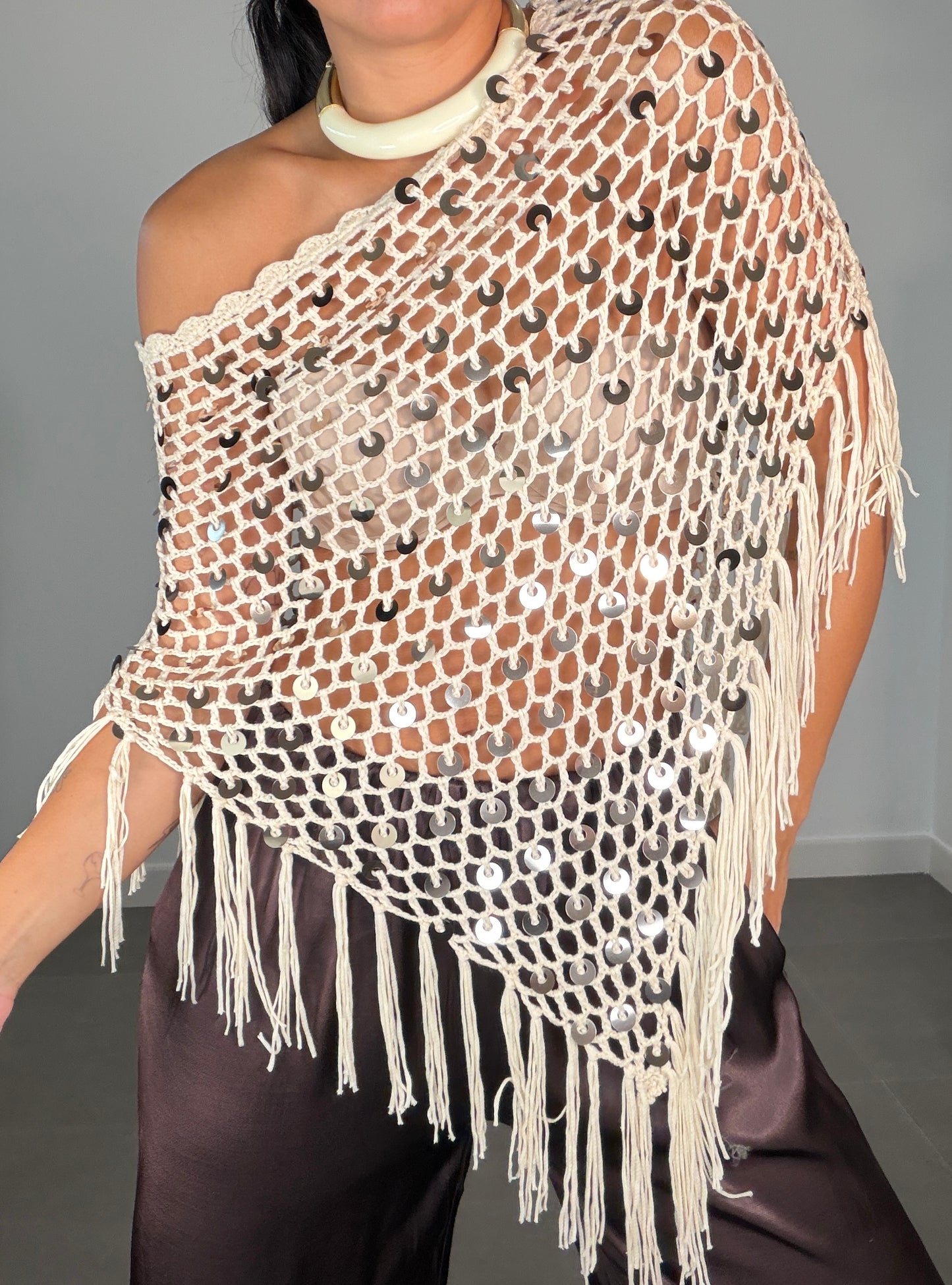 Poncho LENTEJUELAS