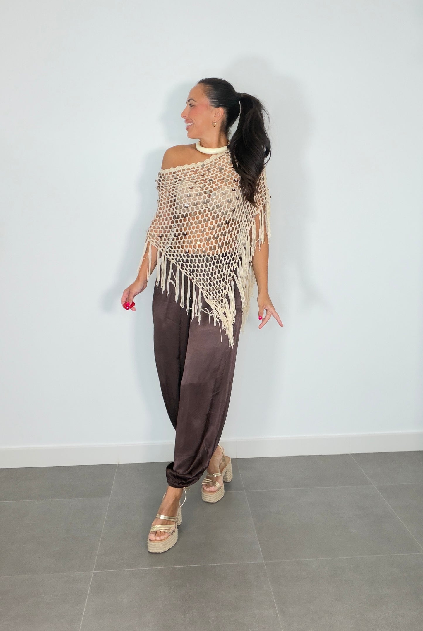 Poncho LENTEJUELAS