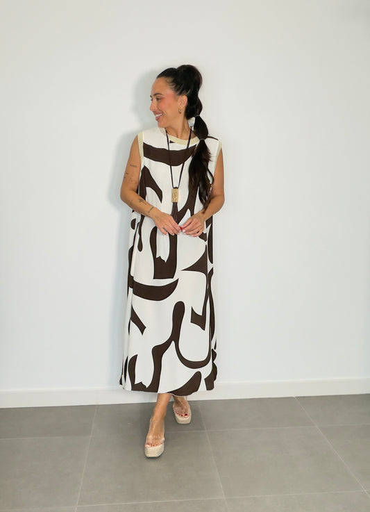 Vestido  CÚRCUMA LOW COST ESTAMPADO