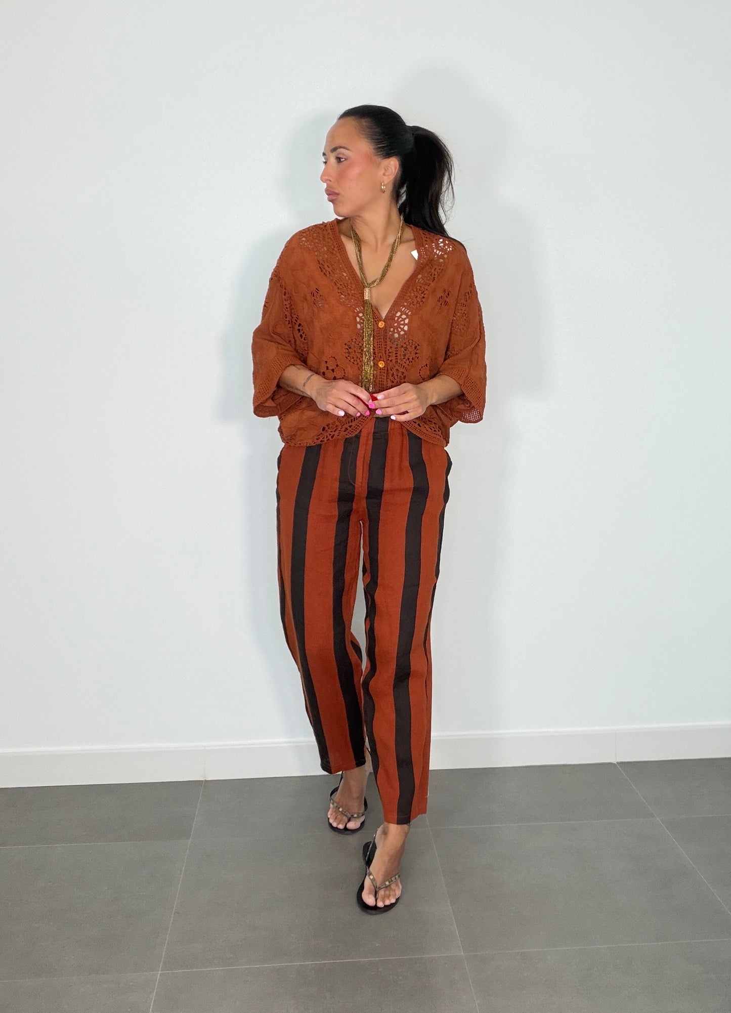 Pantalón RAYAS LINO