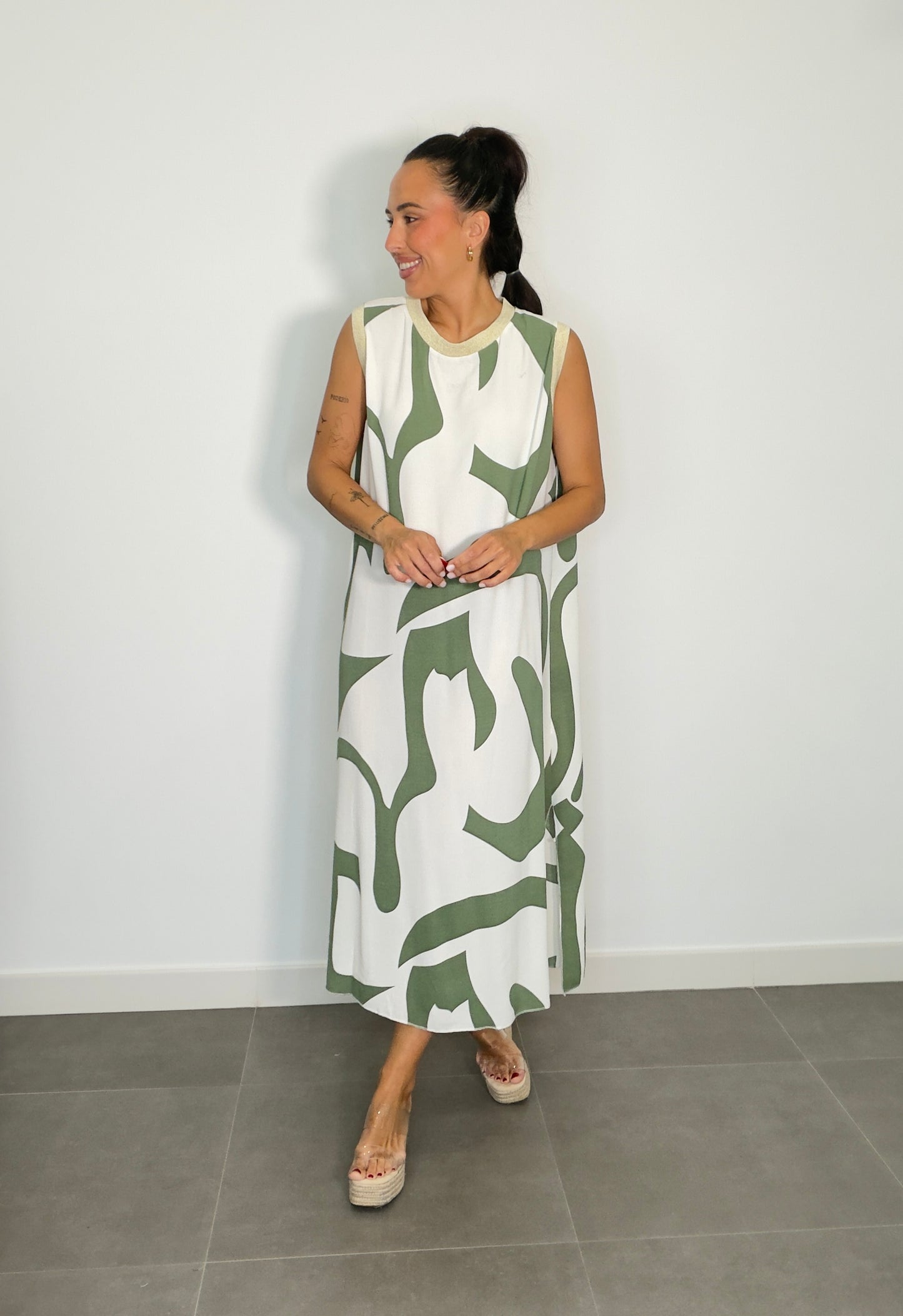 Vestido  CÚRCUMA LOW COST ESTAMPADO