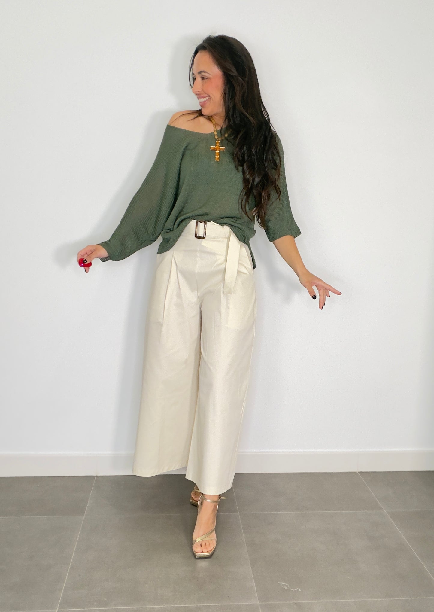 Pantalón CINTURÓN CORTO