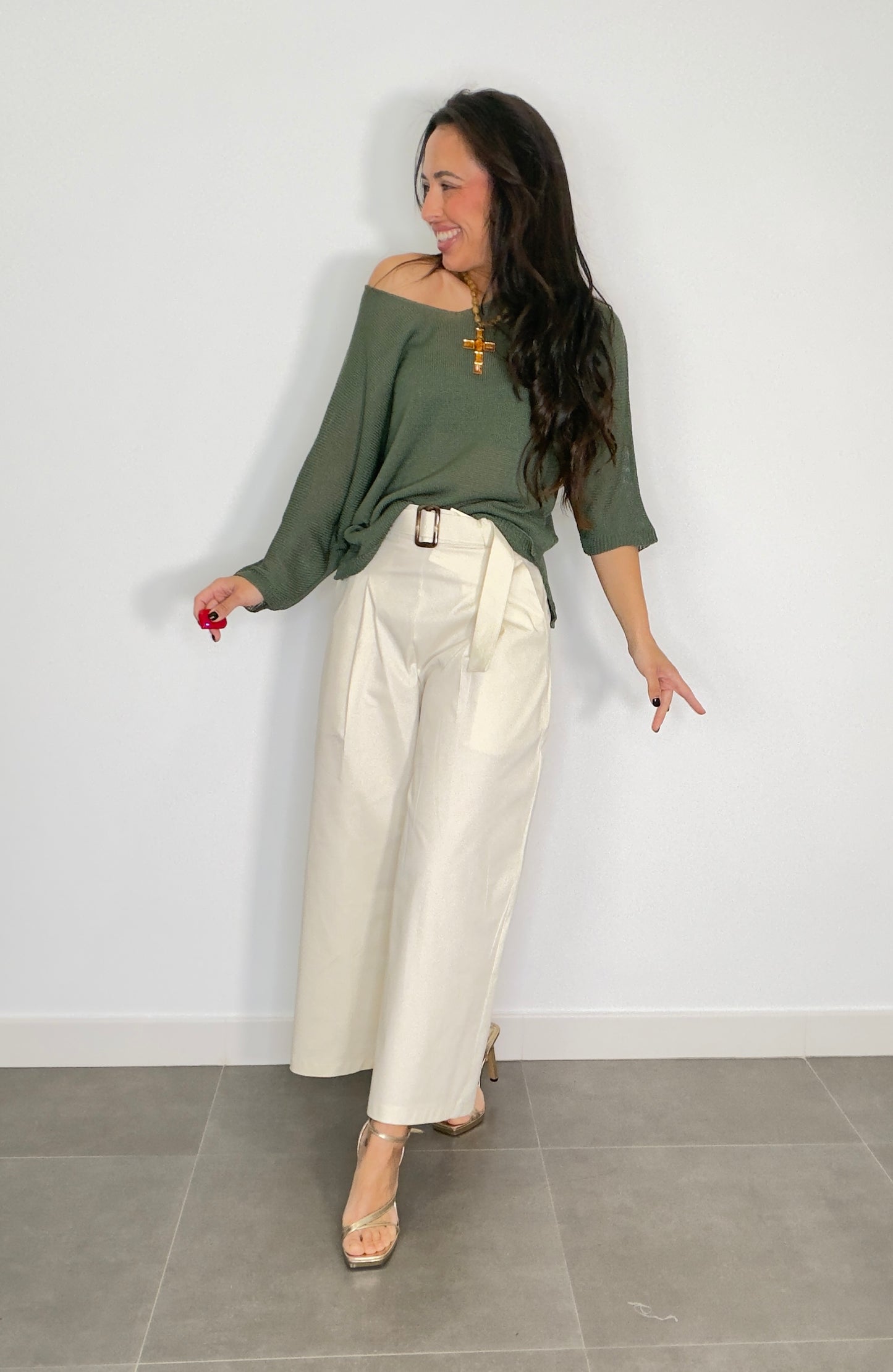 Pantalón CINTURÓN CORTO