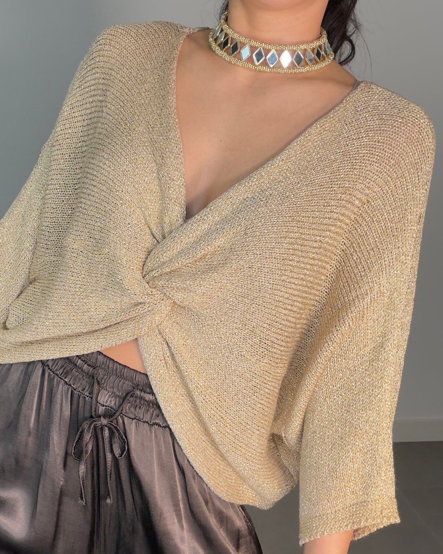 Jersey NUDO METALIZO NUDO