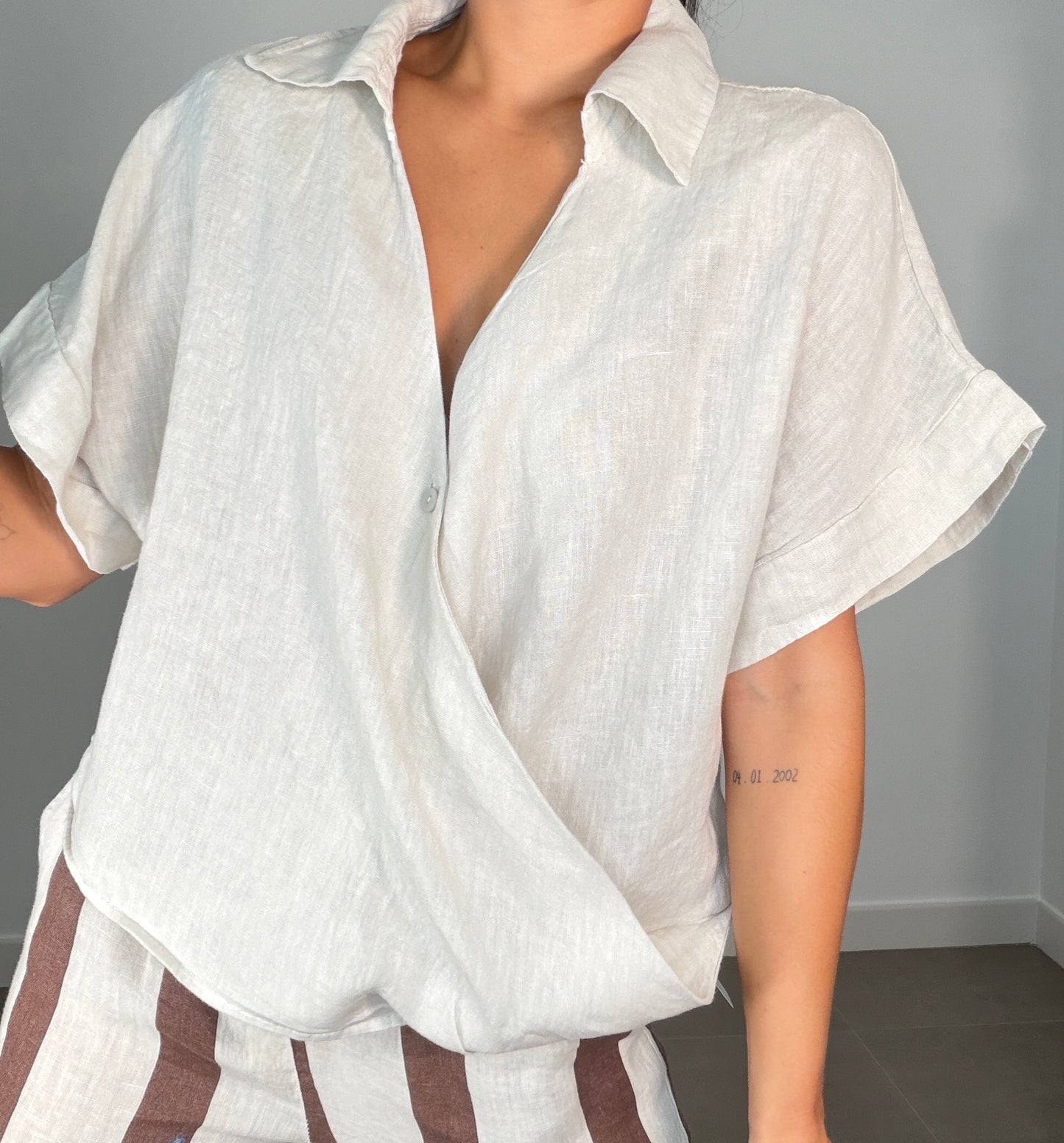 Camisa MANGA CORTA LINO