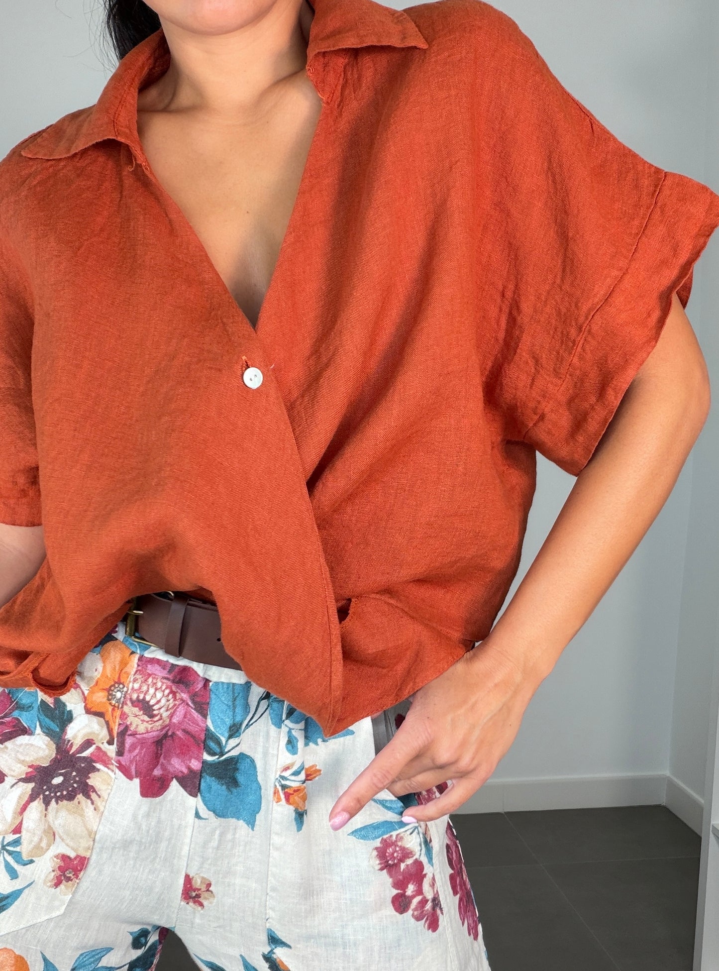 Camisa MANGA CORTA LINO