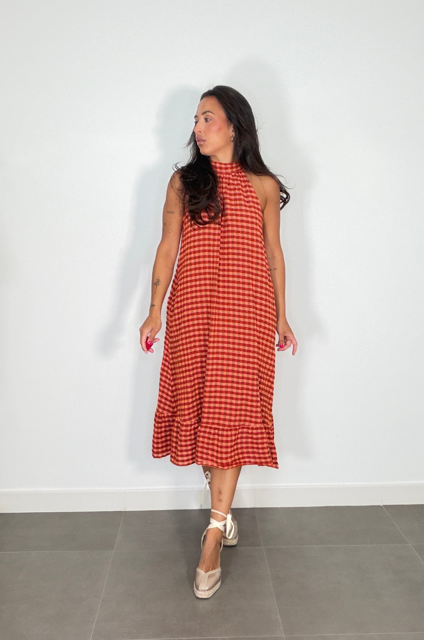 Vestido VICHY FLÚOR