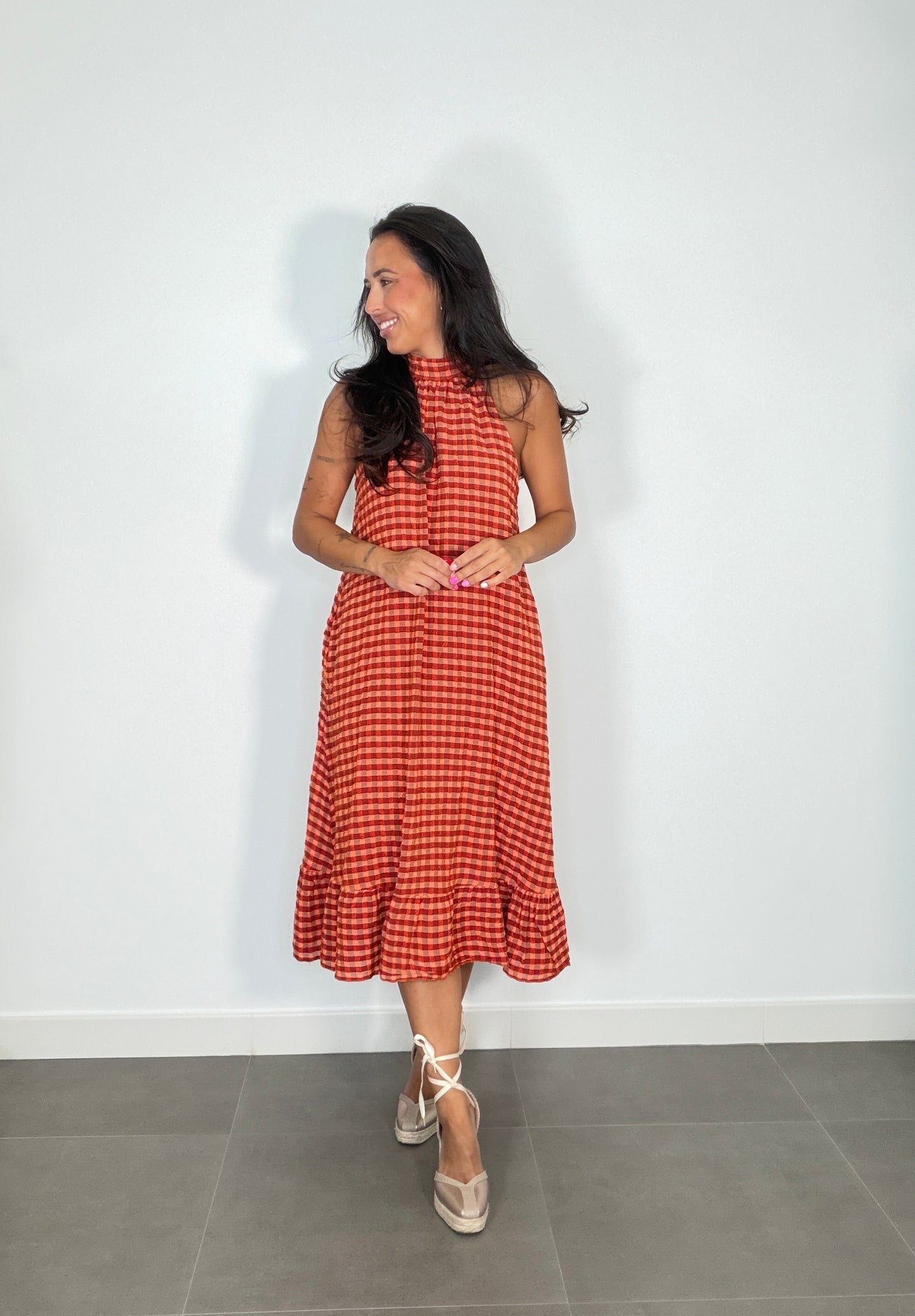Vestido VICHY FLÚOR