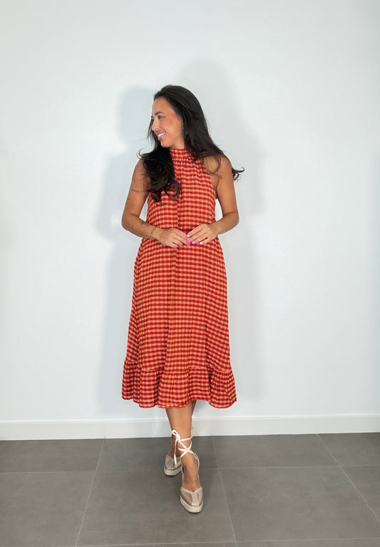 Vestido VICHY FLÚOR