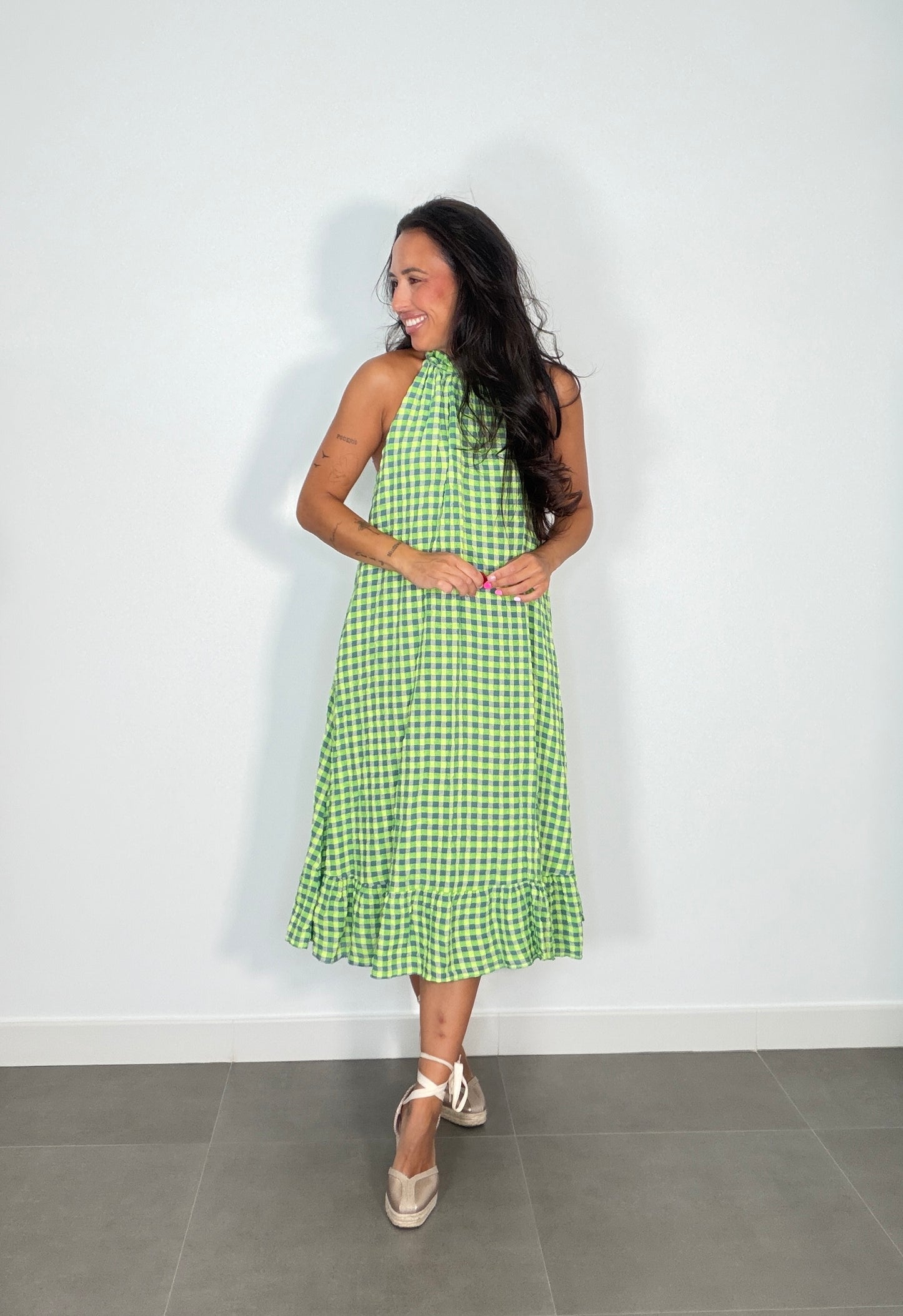 Vestido VICHY FLÚOR