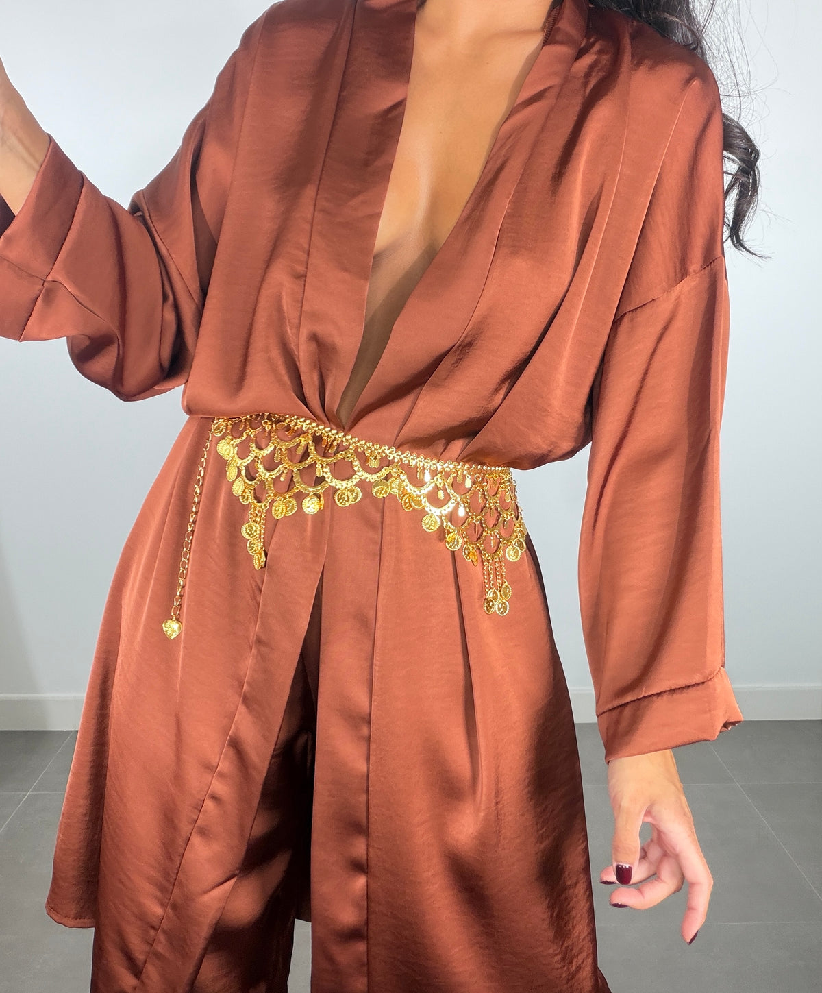 Conjunto SATINADO KIMONO