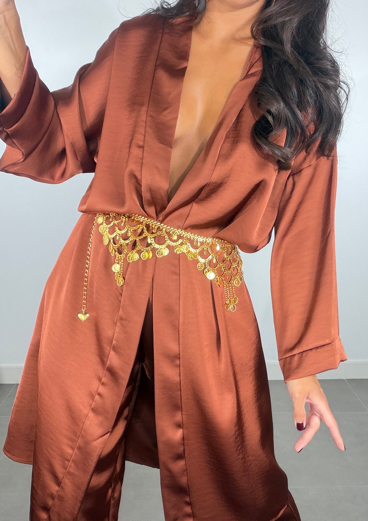 Conjunto SATINADO KIMONO