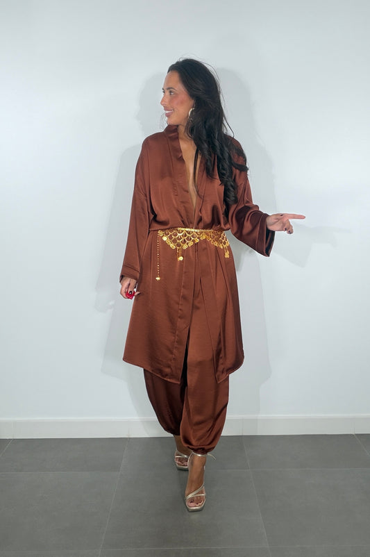 Conjunto SATINADO KIMONO
