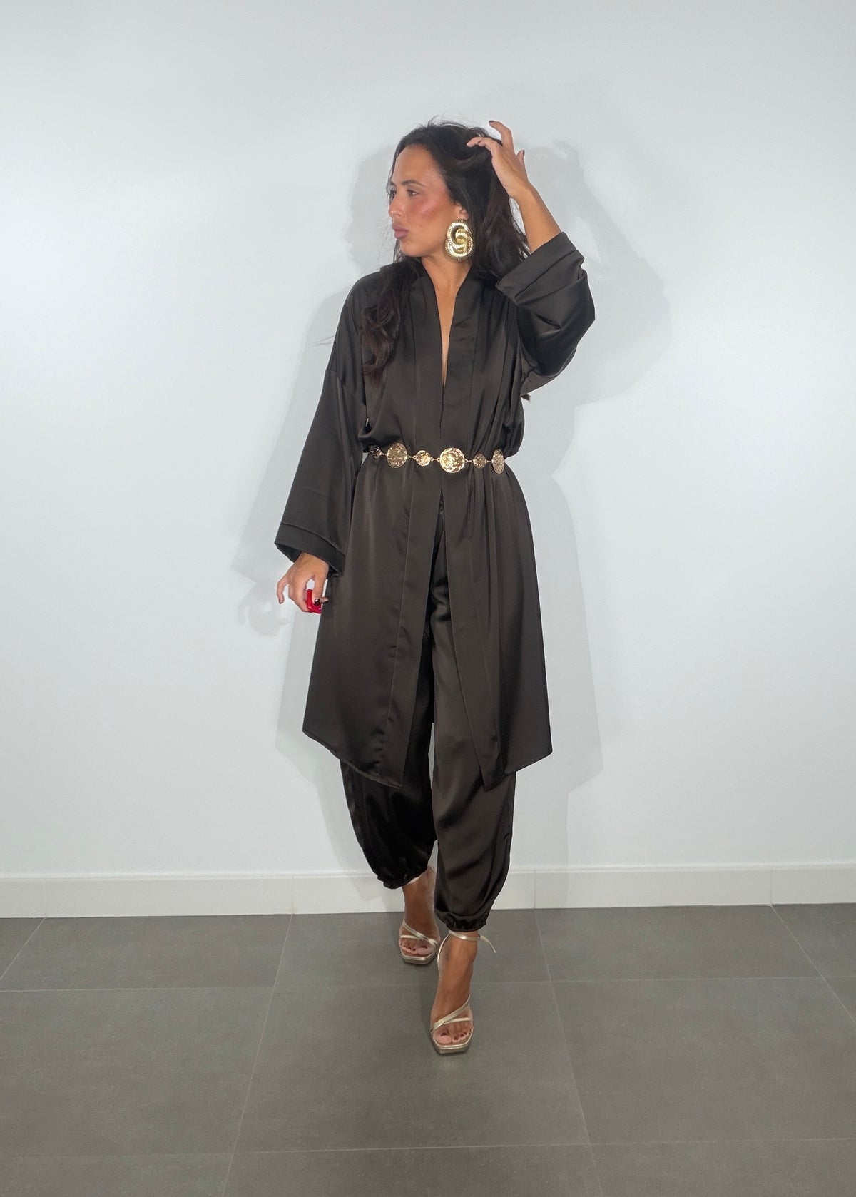 Conjunto SATINADO KIMONO