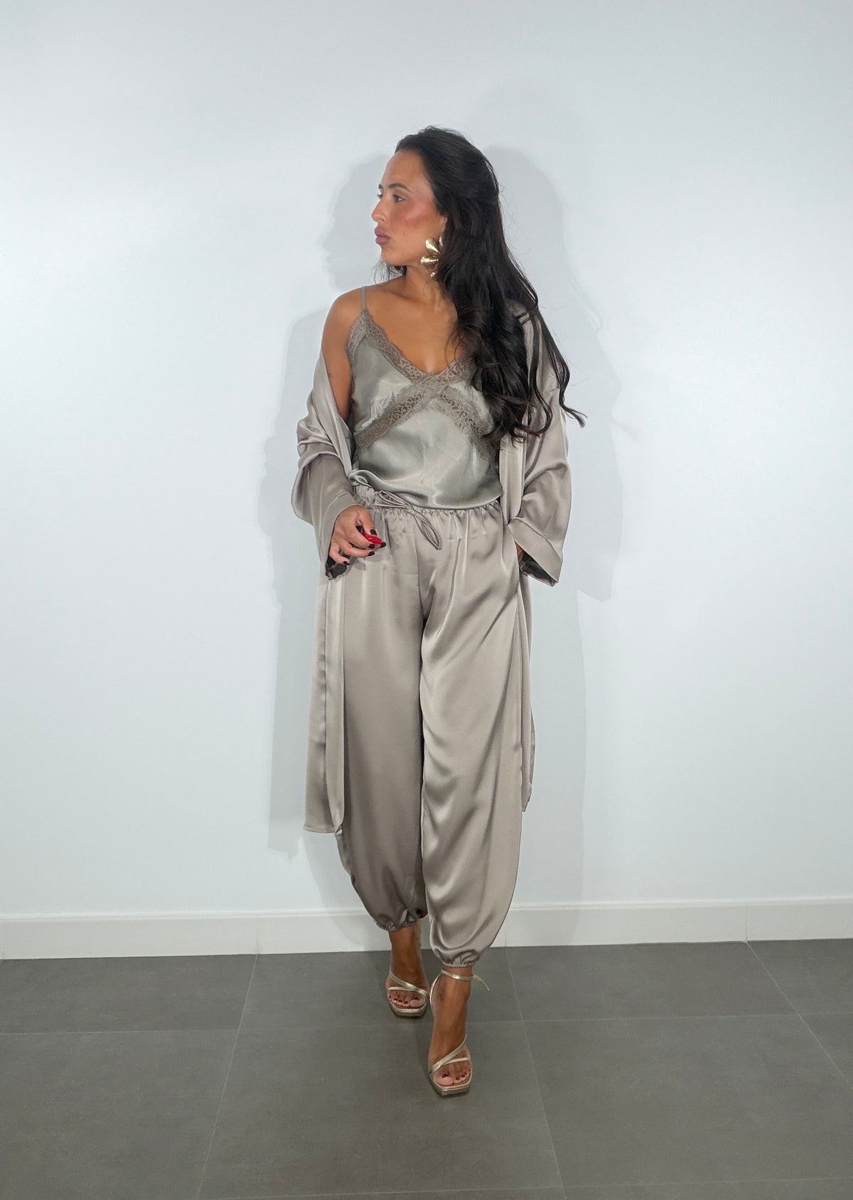 Conjunto SATINADO KIMONO