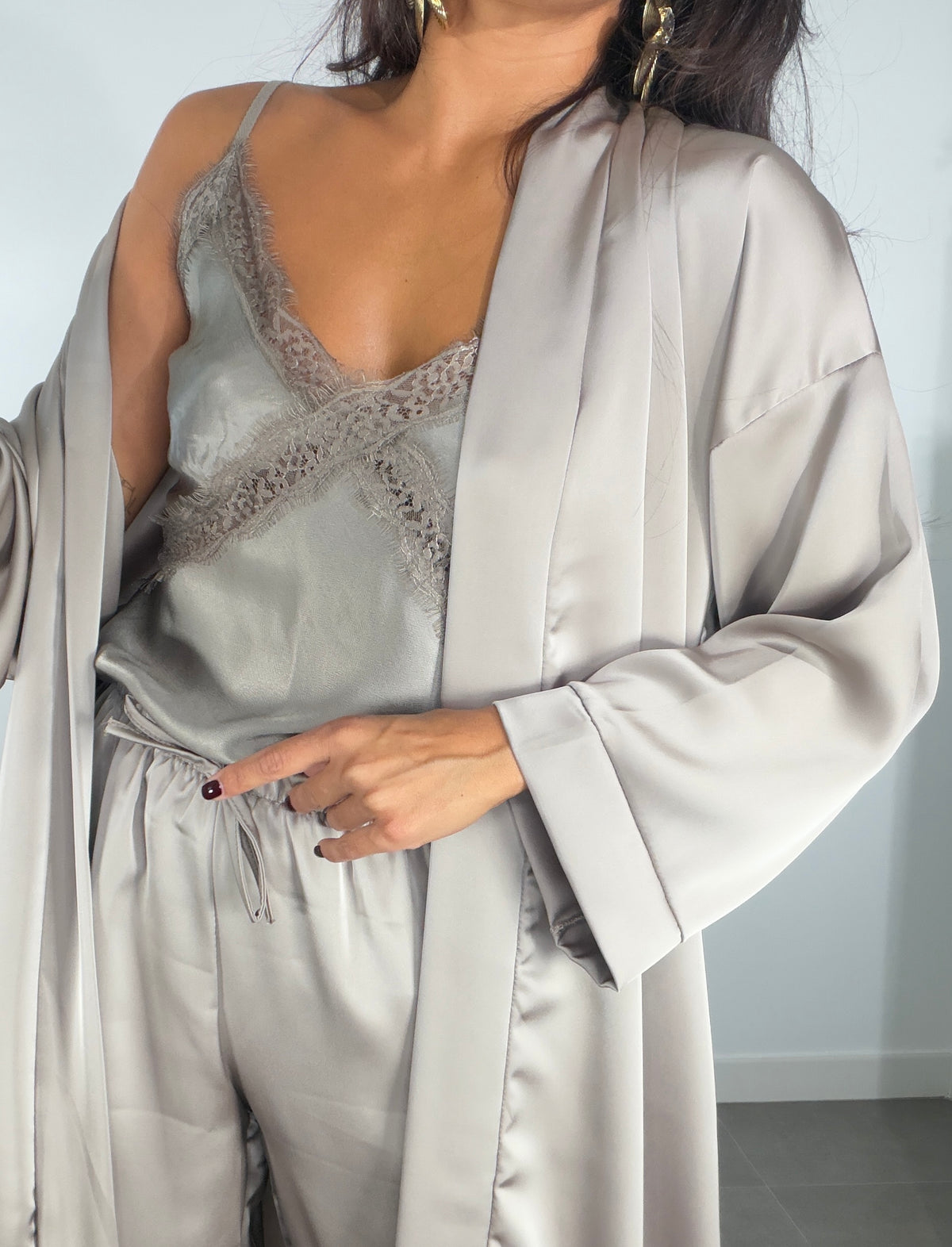 Conjunto SATINADO KIMONO