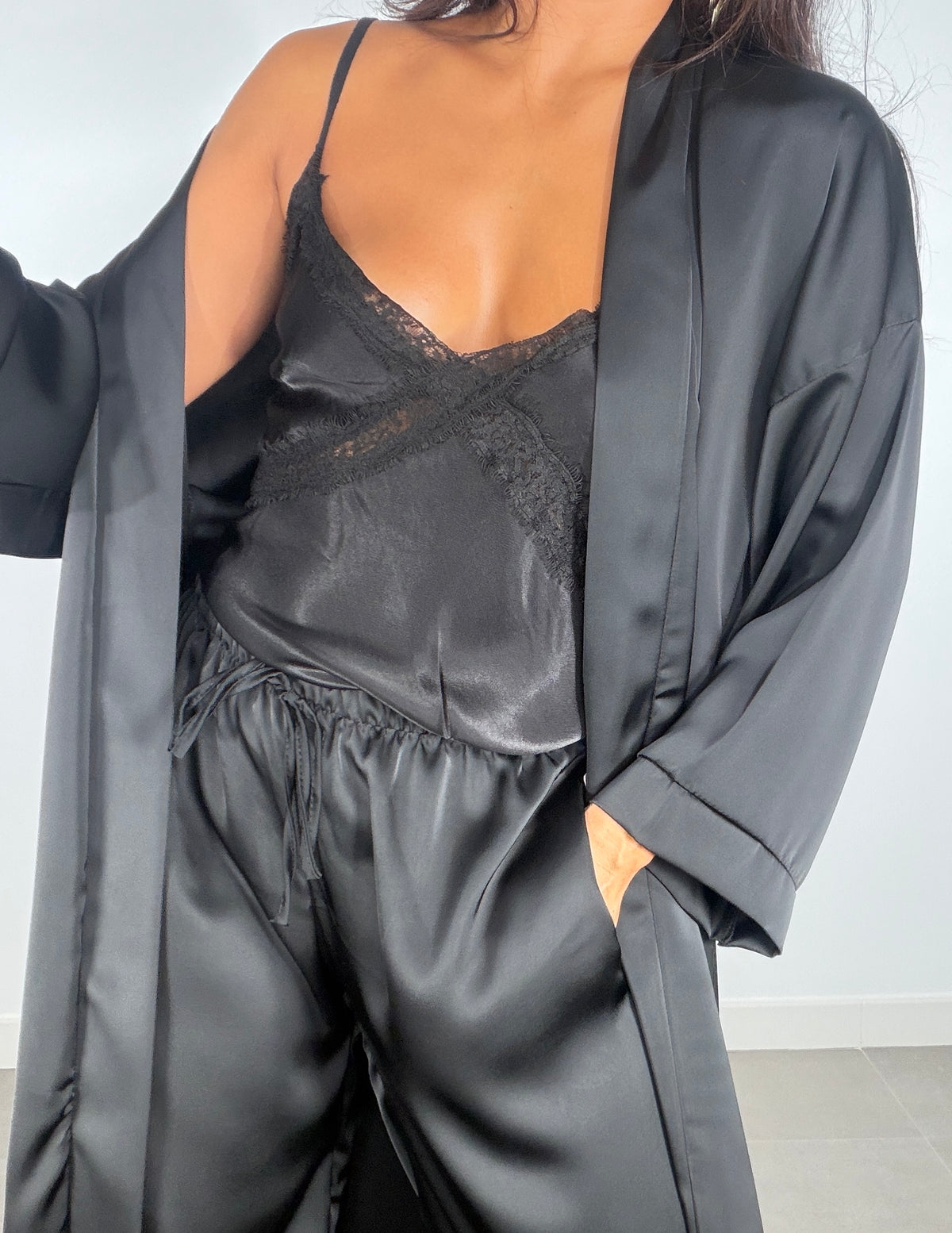 Conjunto SATINADO KIMONO
