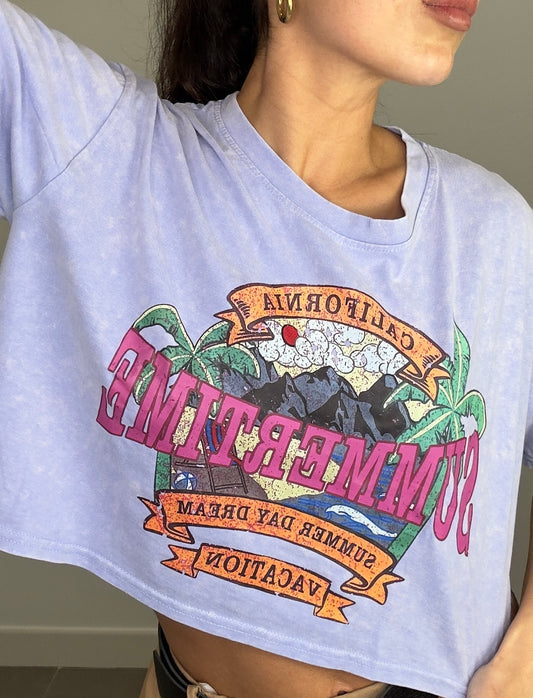 Camiseta CROOPED SUMMERTIME