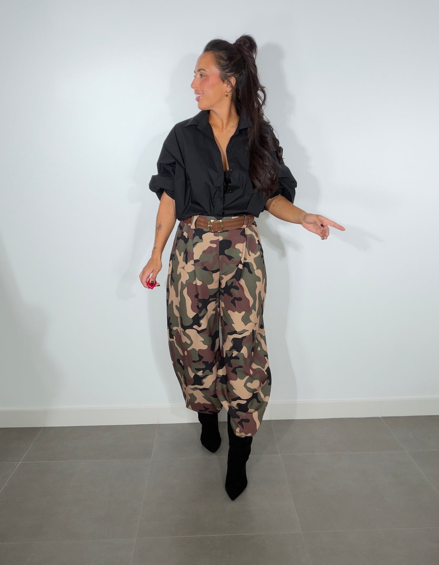 Pantalón CAMUFLAJE CINTURÓN