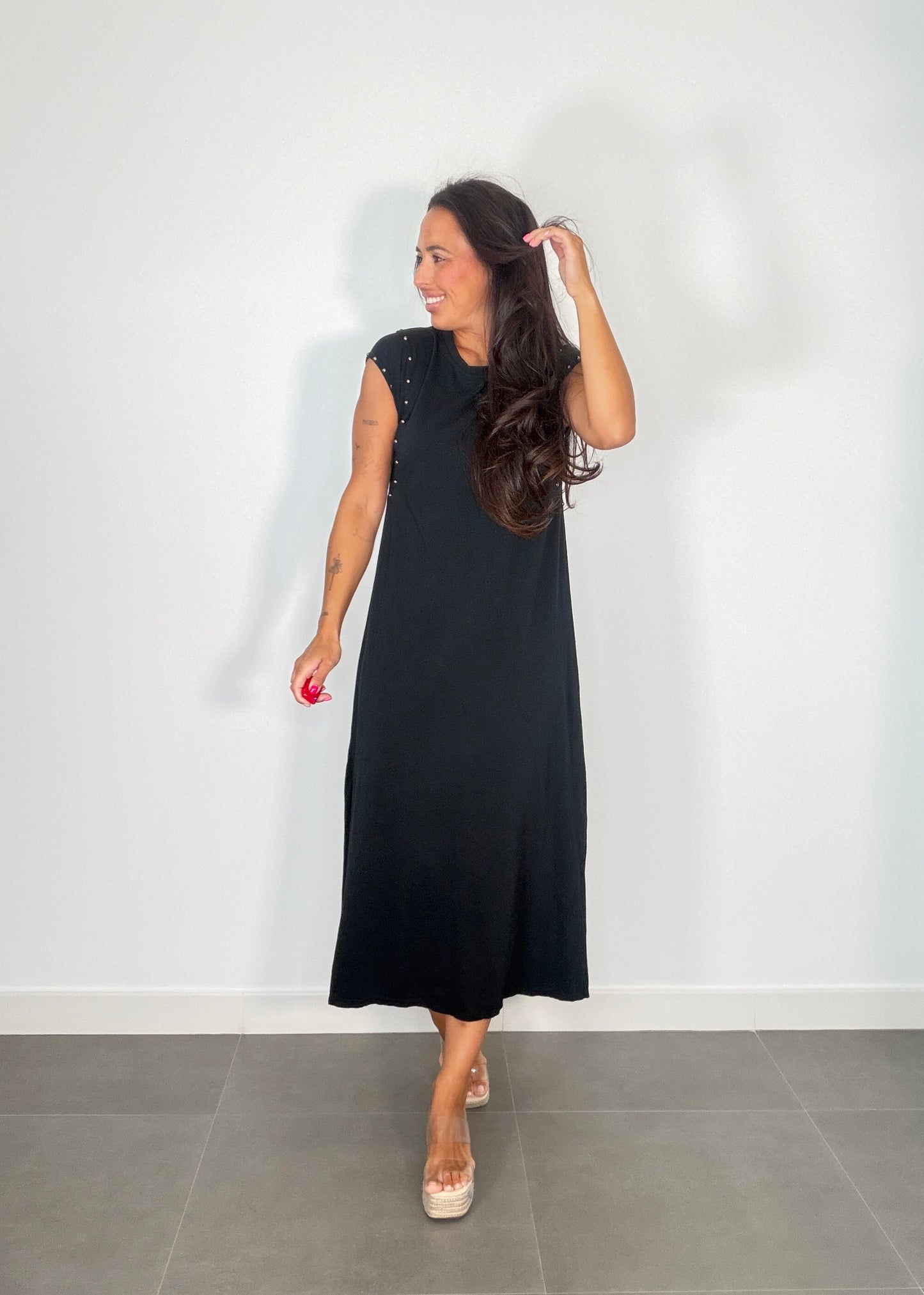 Vestido ALGODÓN TACHAS