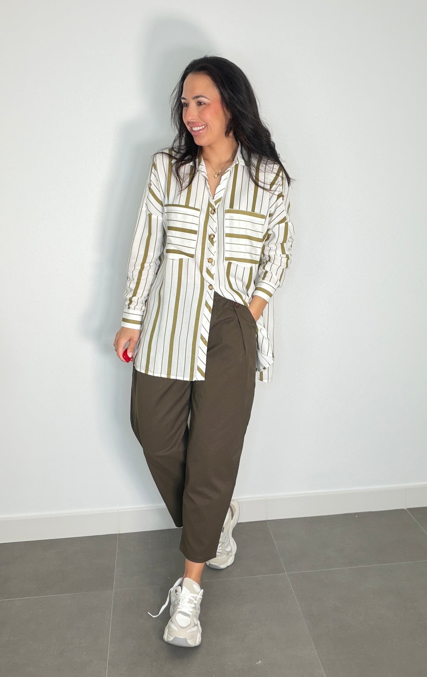 Camisa RAYAS OVERSIZE