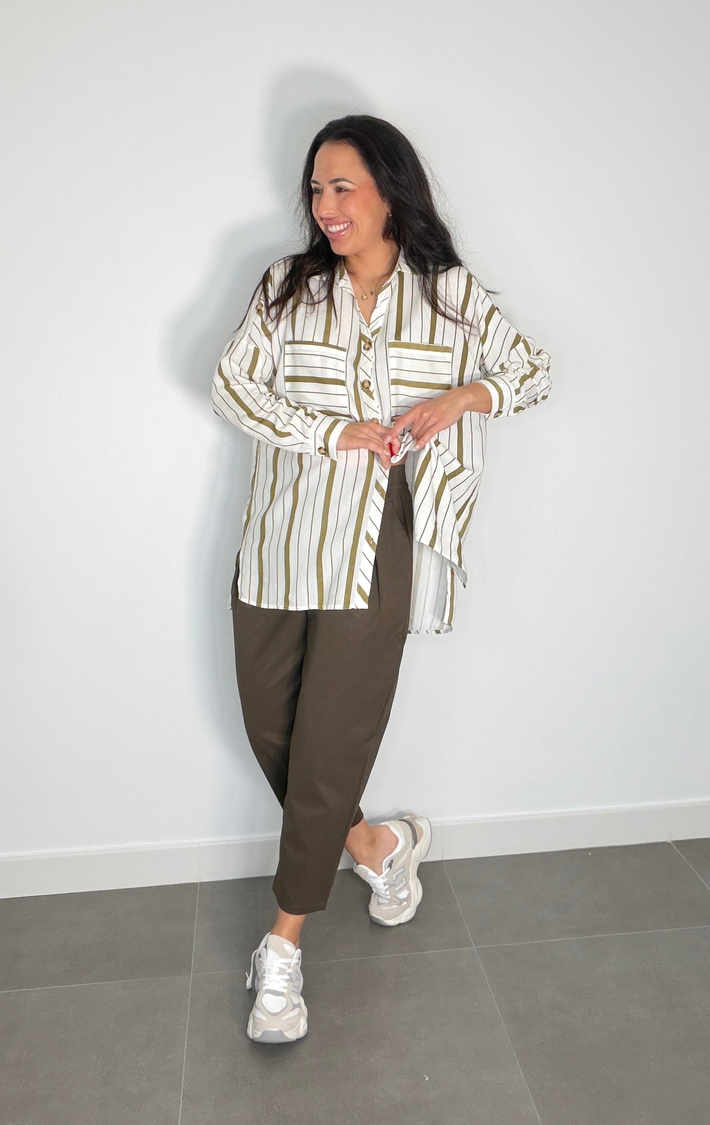 Camisa RAYAS OVERSIZE