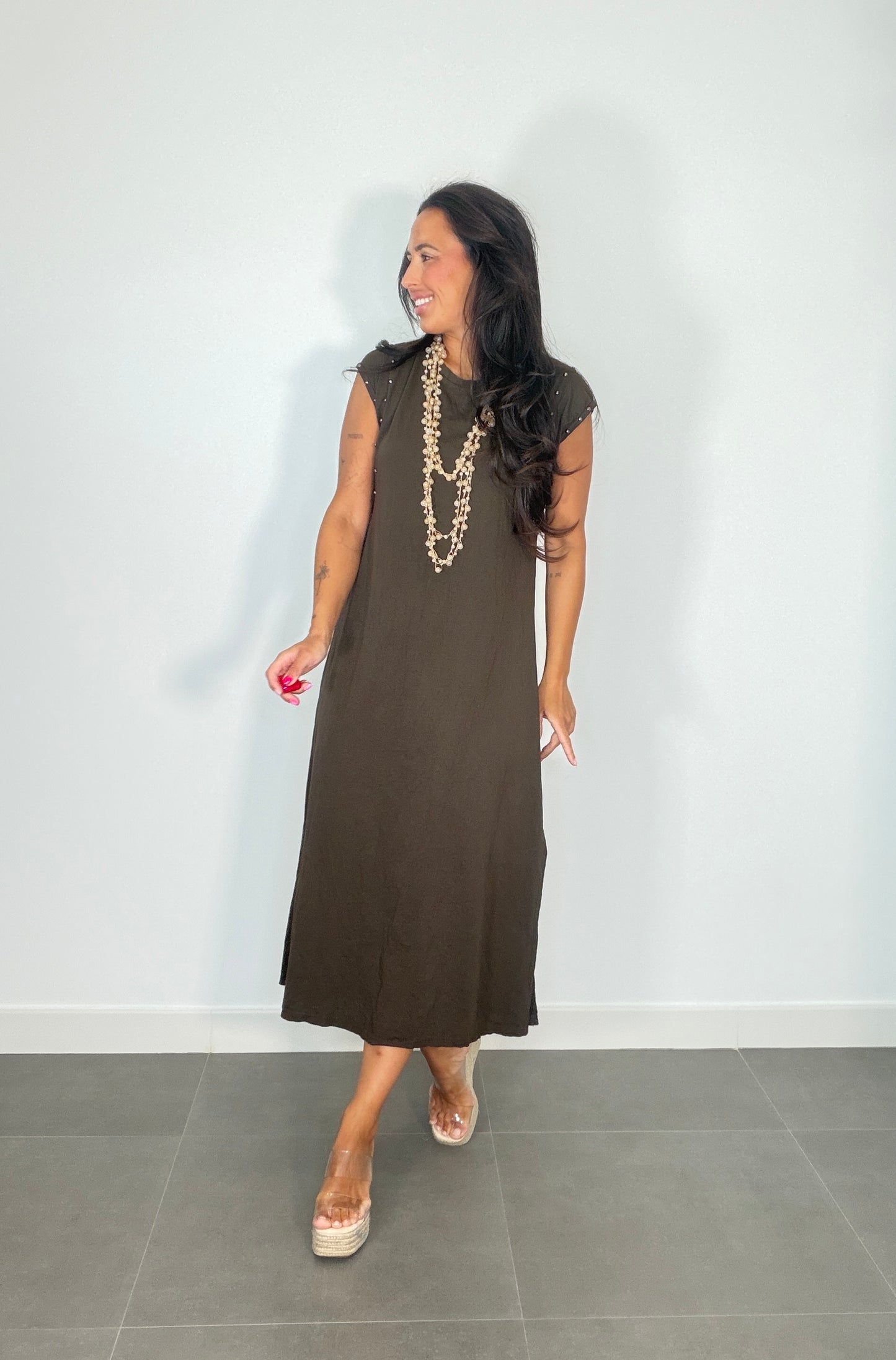 Vestido ALGODÓN TACHAS