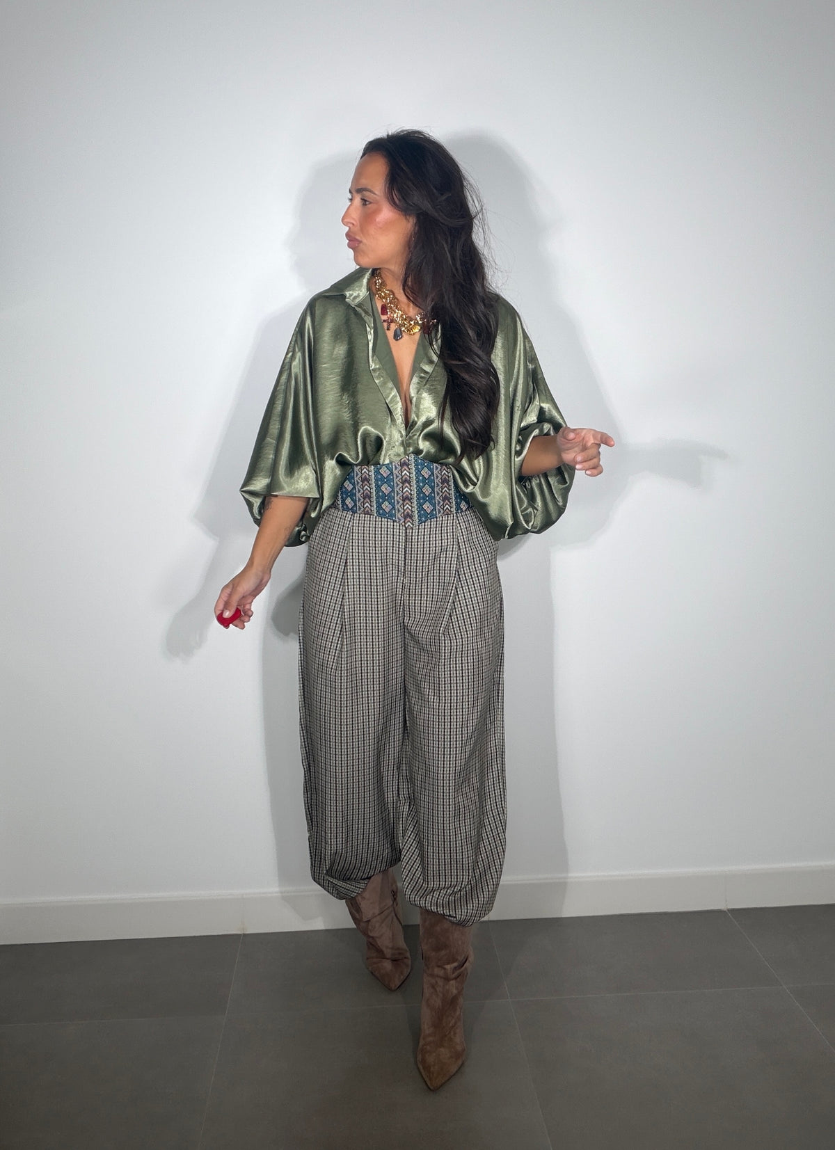 Pantalón BOMBACHO VICHY