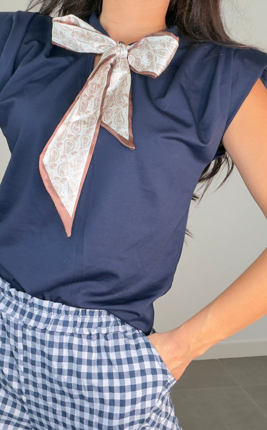 Camisetra MANGA CORTA LAZADA CACHEMIR