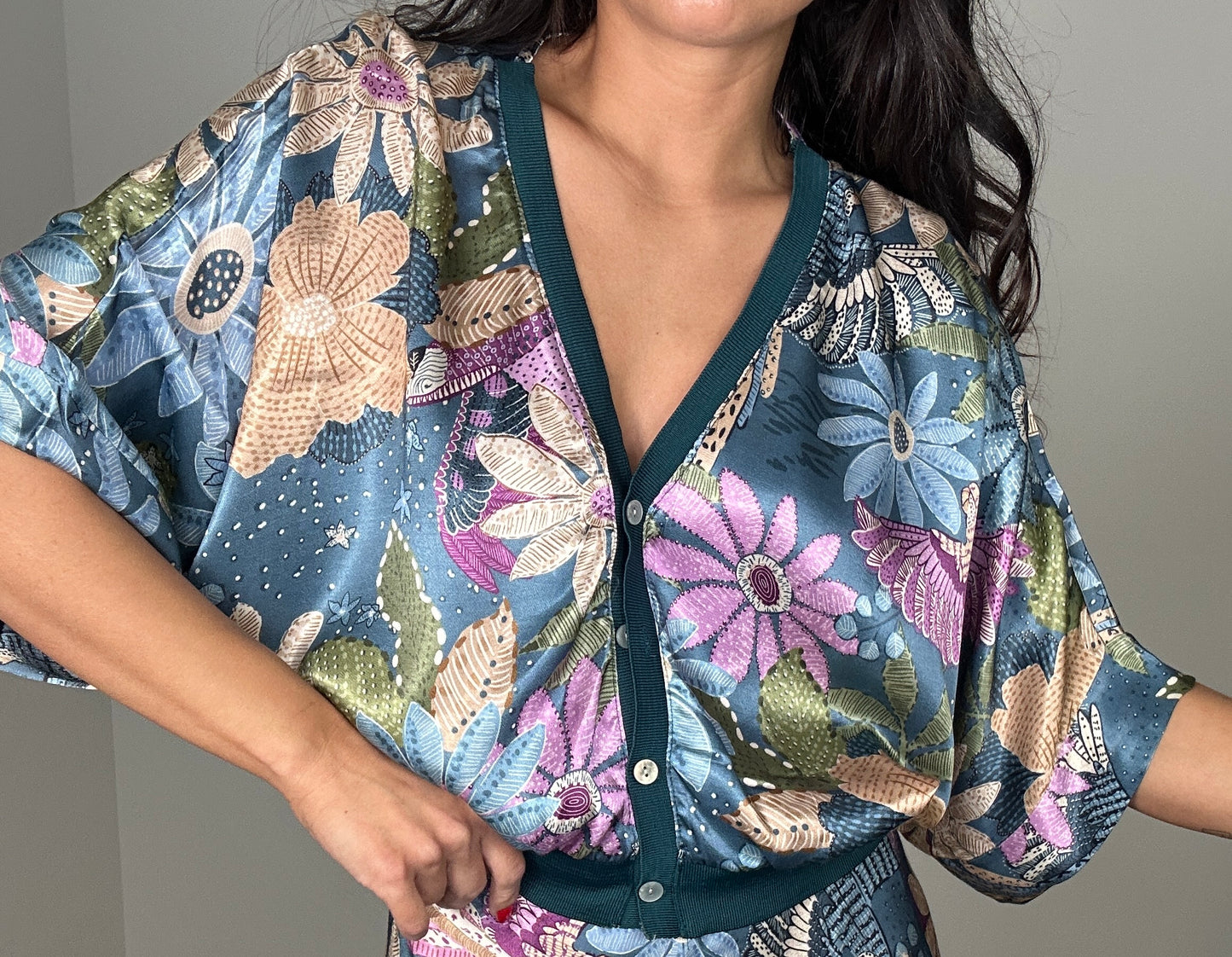 Bomber SATINADA ESTAMPADA