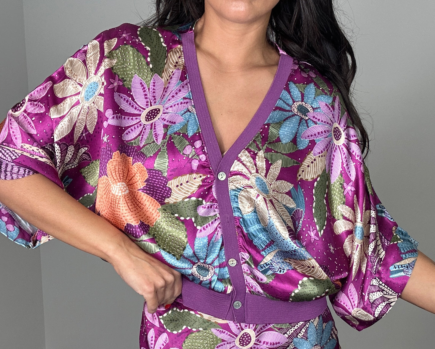 Bomber SATINADA ESTAMPADA