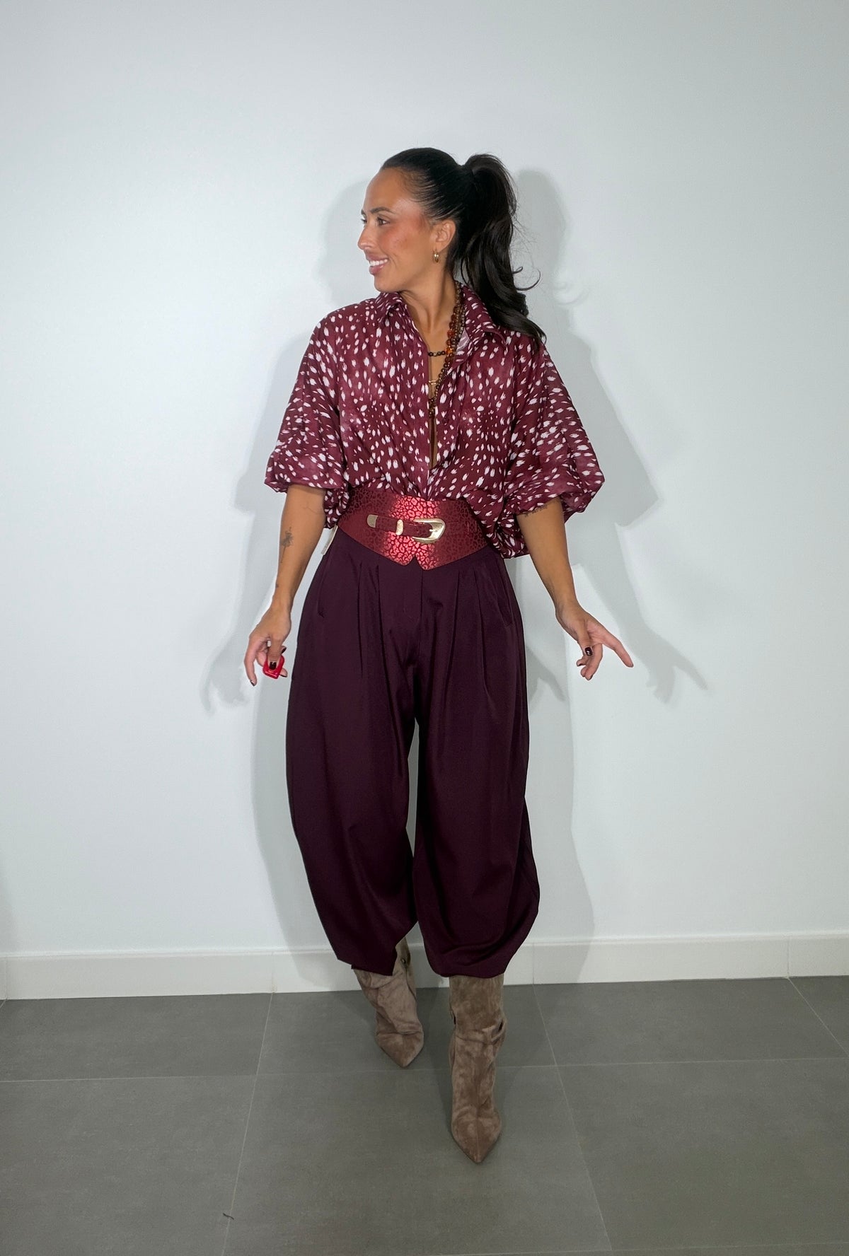 Pantalón PINZAS BAGGY LOW COST