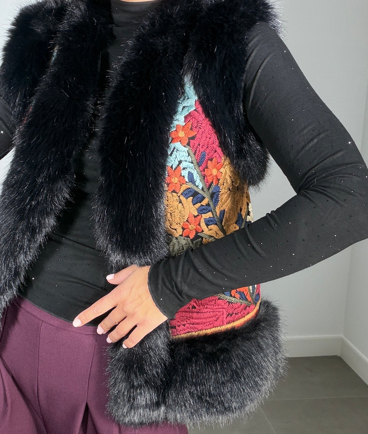 Chaleco BORDADO