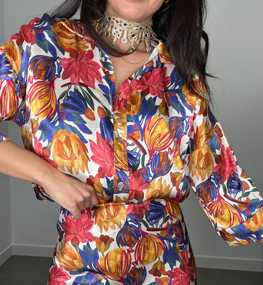 Camisa KEY ESTAMPADA