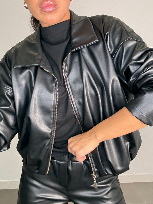 Chaqueta POLIPIEL MARINA