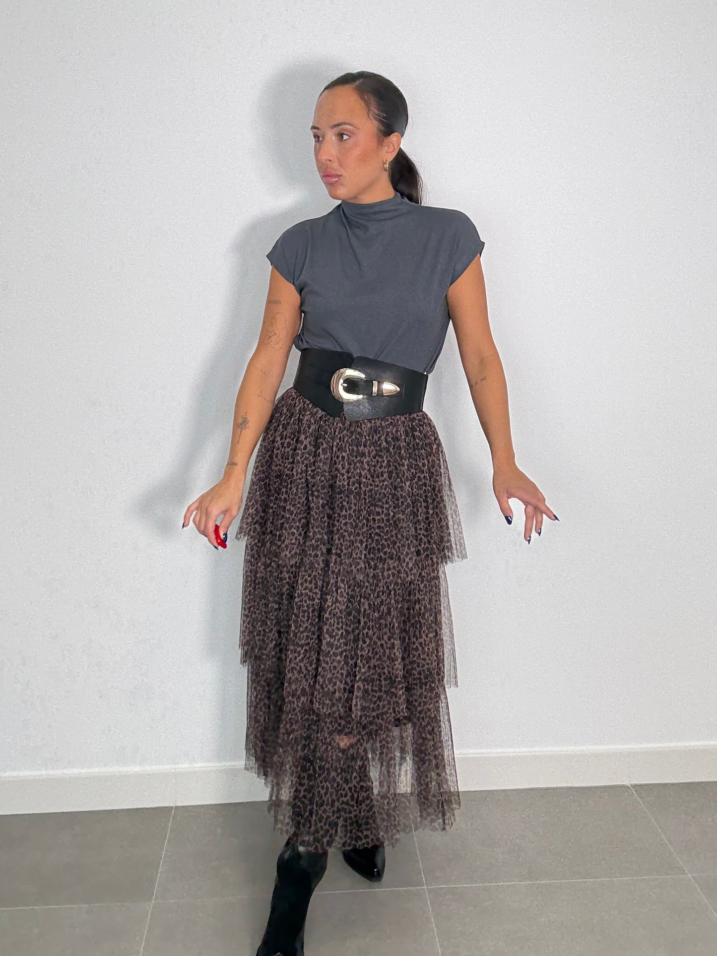 Falda AGUSTINA ANIMAL PRINT